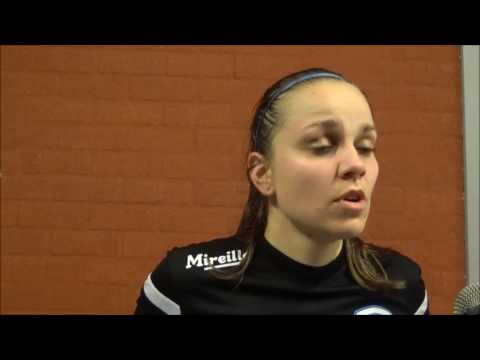 20170428 Interview with Riete Loos after the match KAA Gent Ladies against KRC Genk Ladies played in