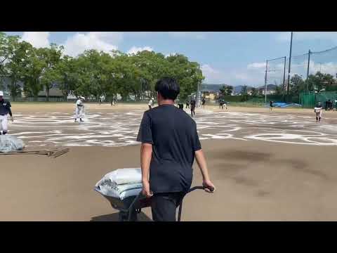 部内リーグ戦 第9節 & グラウンドのニガリ撒き　〜2023年7月23日〜