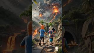 रक्षाबंधन के दिन गांव में फट गया ज्वालामुखी क्या मूली बहन बांधेगी राखी 🌋😱🌾#shorts #viral