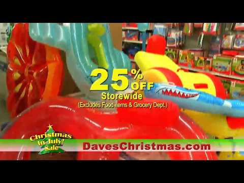 Dave's Christmas in July sale