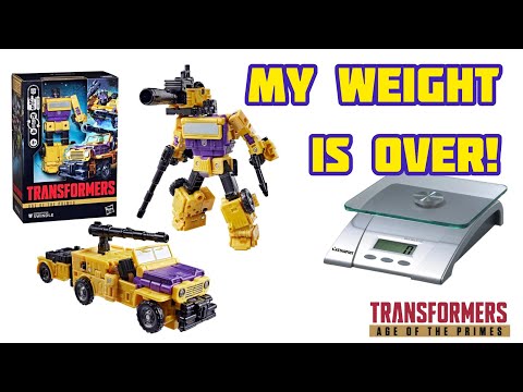 My Weight is OVER! Transformers Age of the Primes voyager class Combacticon Swindle video Review