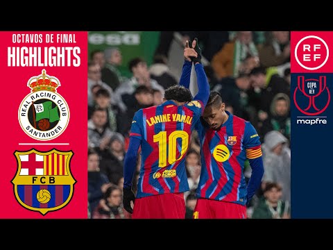 Resumen #CopaDelReyMapfre | Real Racing Club 0-2 FC Barcelona | Octavos de final | Temp. 2025/26