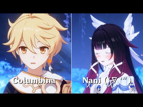Columbina "Nani..." is something i want to hear everyday 😭