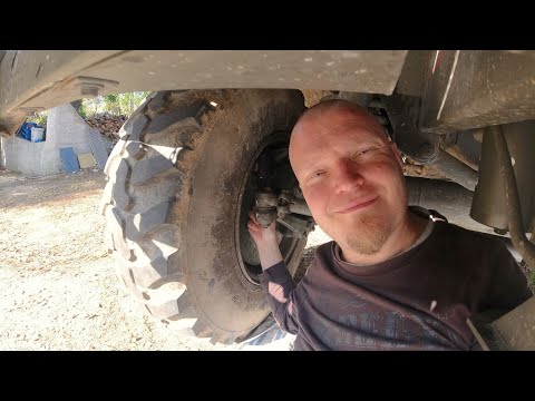 Unimog Camper E015 - Fitting a portal axle breather kit
