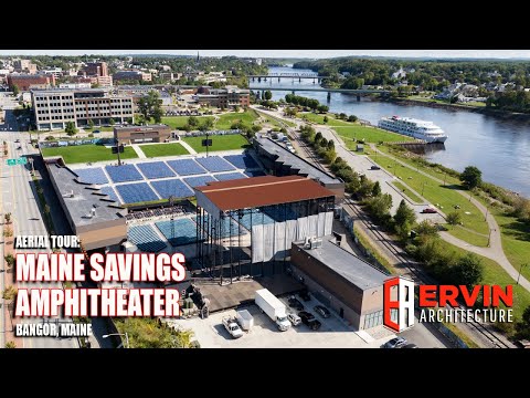 Ervin Architecture:  Aerial Tour of Maine's Newest Music Venue