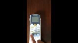 How to set timer on Fujitsu air conditioner