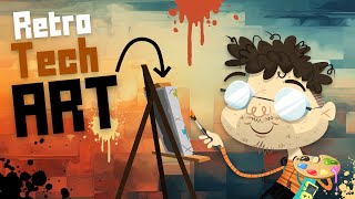 Making Retro Tech Art FOR CHARITY!