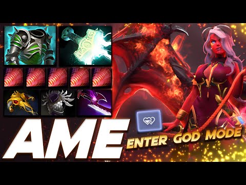 Ame Queen Of Pain Enter God Mode - Dota 2 Pro Gameplay [Watch & Learn]