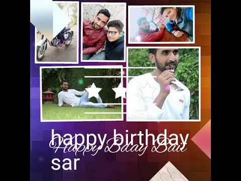 Happy birthday  Karam sar