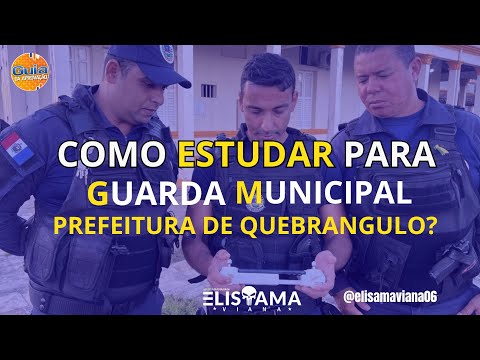 (LIVE) COMO ESTUDAR para o Concurso da Guarda Municipal de Quebrangulo - Alagoas? | análise edital