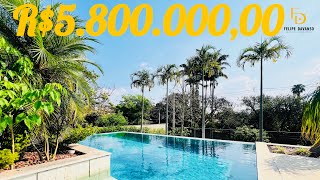 CHÁCARA DE ESQUINA À VENDA EM CONDOMÍNIO FECHADO EM INDAIATUBA-SP. DECORAÇÃO E ENERGIA FOTOVOLTAICA