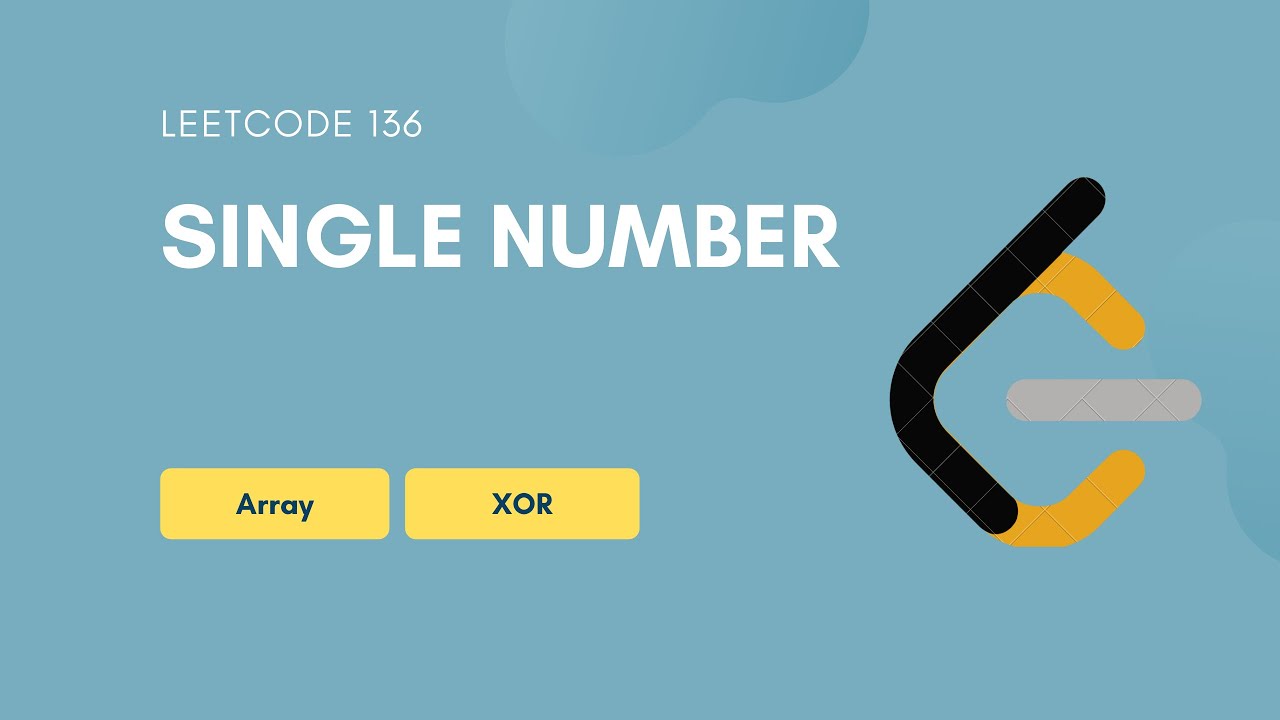 Single Number | Leetcode 136 | Array | XOR | Bit Manipulation