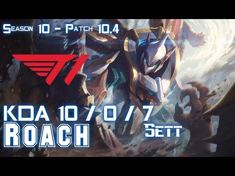 T1 Roach SETT vs MORDEKAISER Top - Patch 10.4 KR Ranked