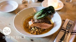 preview picture of video 'Skuna Bay Salmon - Zola Restaurant Palo Alto'