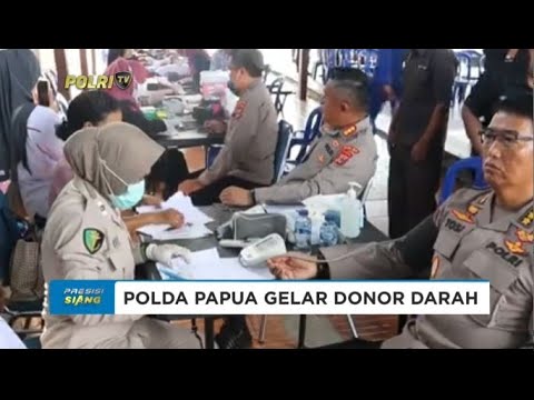 POLDA PAPUA GELAR DONOR DARAH