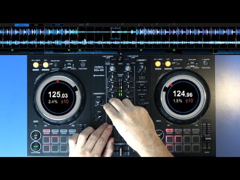 Pioneer DDJ400 - Rekordbox DJ -  Mixing live