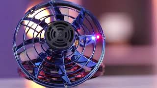 Indukční létající míček PTW – 360° rotující LED UFO spinner (USB nabíjení) zlatý 