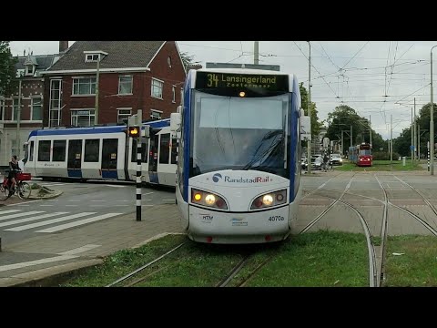 HTM RandstadRail lijn 34: Lansingerland-Zoetermeer - Den Haag De Savornin Lohmanplein | 2021