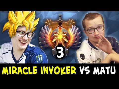 Miracle INVOKER TOP-3 Rank vs MATUMBAMAN Sniper — Liquid vs Liquid mid battle