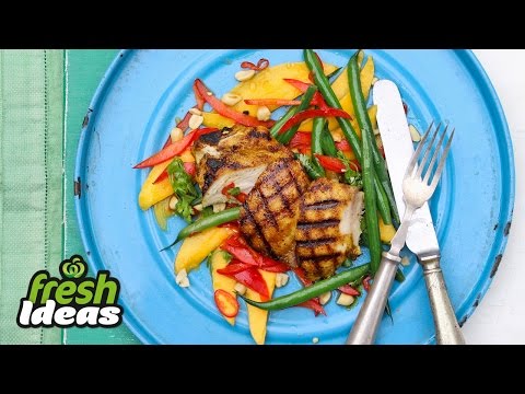 Grilled Chicken Salad with Mango | Woolworths