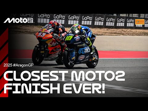 A historic Moto2™ Last Lap! 🤯 | 2025 Aragon GP