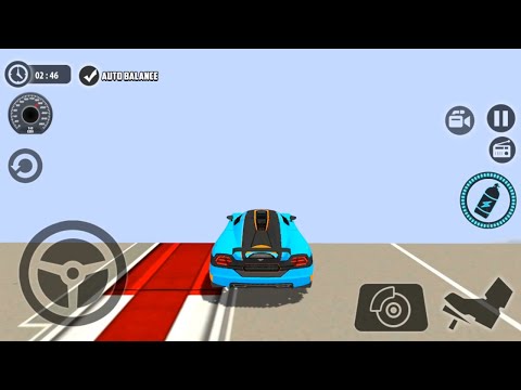 Impossible Car Tracks 3D - Blue Car Driving Stunts Simulator - Levels 1 to 9 Completed Gameplay