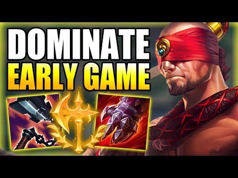HOW TO PLAY LEE SIN JUNGLE & DOMINATE THE EARLY GAME! - Best Build/Runes Guide - League of Legends