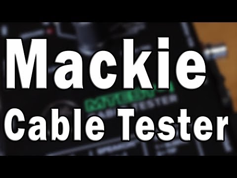 Обзор тестера для готовых кабелей Mackie MTest-1