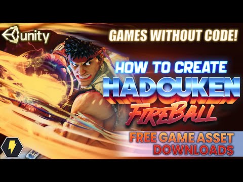 Games without Code! Creating a "Hadouken" style fireball  - Part 2 - [Unity Bolt Tutorial ]