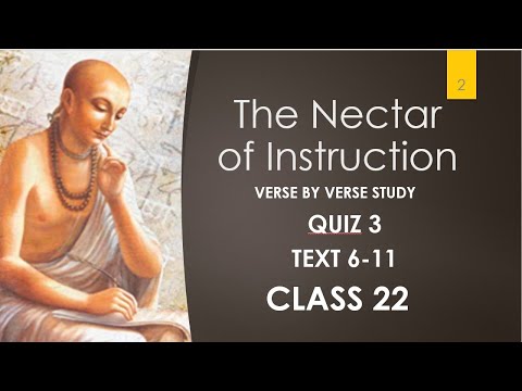 Nectar Of Instruction-English-Quiz3