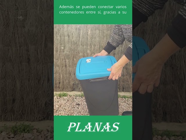 Vídeo relacionado con Pack de 2 Cubos engomados de plástico Reciclado (Azul) (8 litros)