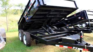 preview picture of video 'PJ Dump Trailer 83-inch by 12-foot Electric - NW Trailer Sales, Adel, Iowa'