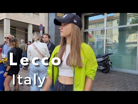 4k walking tour of LECCO-Italy-Exploring city center and Como lake#como #italy #walkingtour