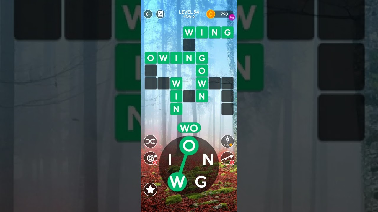 Wordscapes Answer Level 54