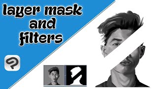 How to use Layer Mask and Filters in Clip Studio Paint.