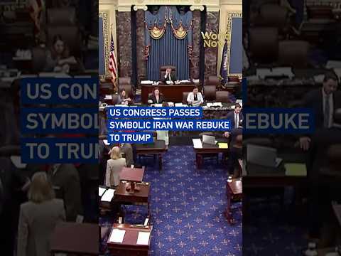 US Congress passes symbolic Iran war rebuke to Trump #worldnow