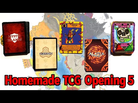 Homemade TCG Community Pack Opening #5 (Mystic Islands, Yokaishi, Culinary Combat, Alaria + mail!)
