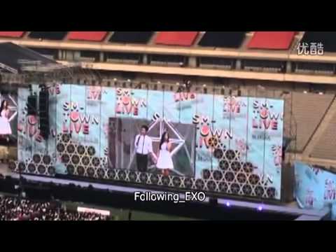 Fancam 140815 EXO Sehun,Tao,Xiumin games   traffic light @ SMTOWN concert in Seoul