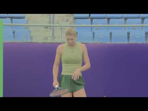 Hannah Klugman [2] (GBR) vs Jana Kovackova [6] (CZE) // 6-4 6-4 // ITF Junior Finals // Group B