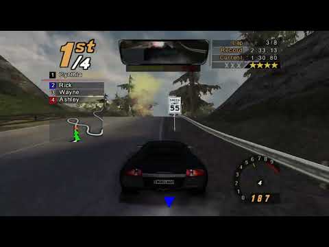 Need for Speed: Hot Pursuit 2, Lamborghini Murcielago, 8 laps Alpine Trail