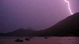 preview picture of video 'Tormenta Electrica en Ilha Grande. Tempestade em Ilha Grande.'