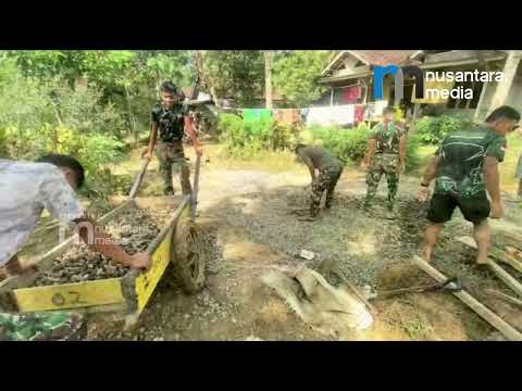 Sinergitas TNI-Rakyat dalam Pembangunan Jembatan Perintis Garuda Tahap III & IV