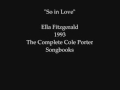 Ella Fitzgerald - So in Love