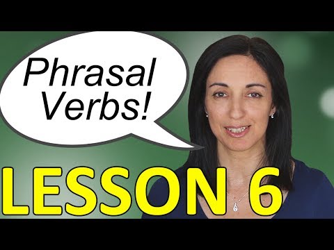 日常英語會話中的短語動詞--第六課 (Phrasal Verbs in Daily English Conversations - Lesson 6)