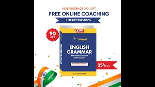 Free Online Coaching, Just Pay for Book | English Grammar by M. S. Shekhawat | Yuwam