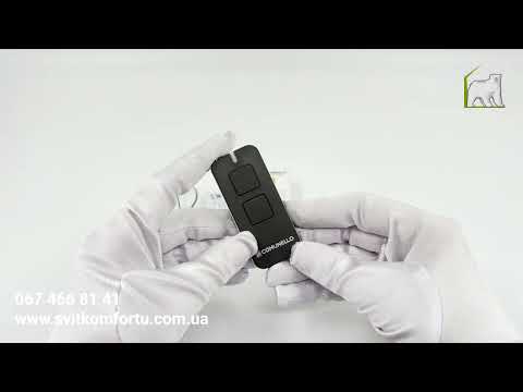 Comunello Victor Vic-2Black RC черный пульт для ворот и шлагбаума - фото 1 - id-p1024886604