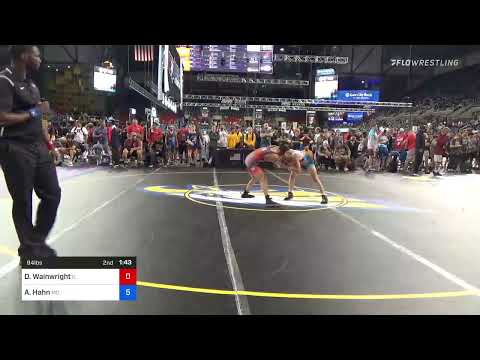 94 Lbs Round Of 32 - Dean Wainwright, Illinois Vs Aiden Hahn, Missouri E252