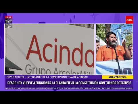 🔴 La planta de Acindar en Villa Constitución volvió a producir con el 90% de sus empleados 🔴