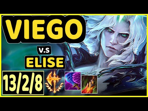 VIEGO vs ELISE - 13/2/8 KDA JUNGLE GAMEPLAY - BR Ranked MASTER