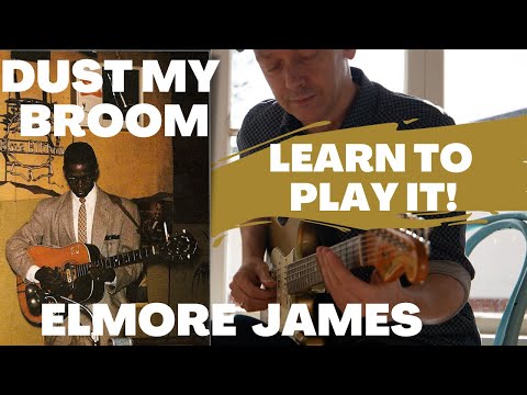Learn to play Dust My Broom (Elmore James) - a classic Open D slide guitar song everyone should know